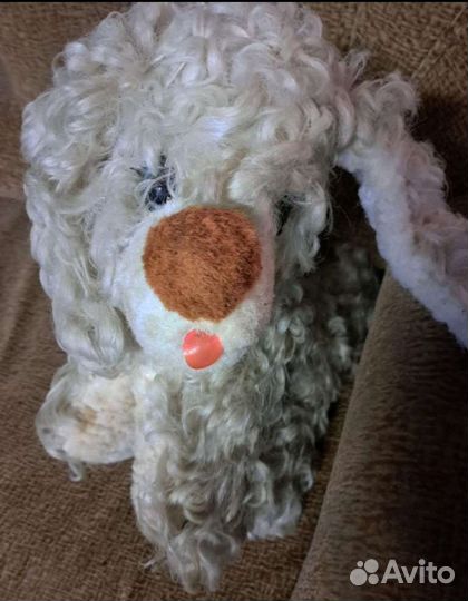 Собака плюшевая СССР