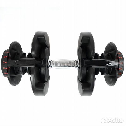 Гантель с регулировкой веса LiveUp LS2315 (5-40 кг