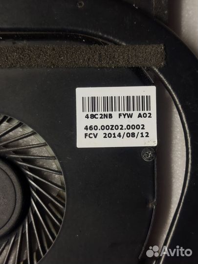 Система охлаждения Lenovo Flex 2-15