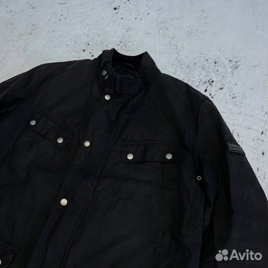 Barbour International Tourer Wax Duke Jacket Black