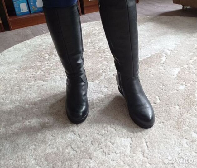 Сапоги зимние женские натуральная кожа и мех