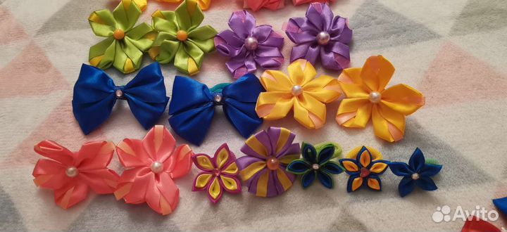 Резинки для волос ручной работы