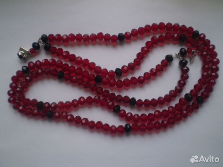 Бусы винтажные Чехия