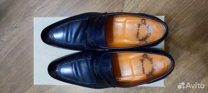 Santoni лоферы мужские 42,5рр