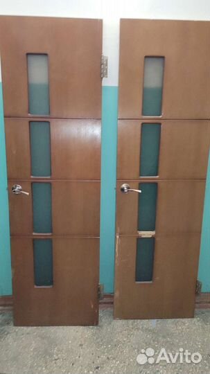 Дверь межкомнатная б у 600х2000 с коробкой