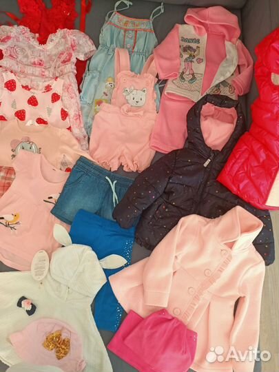 Вещи на девочку (68-92) пакетом и по отдельности