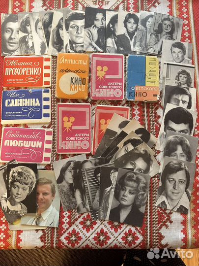 Коллекция фотографий советских артистов