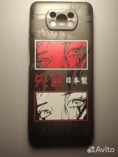 Чехол на poco x3 pro аниме