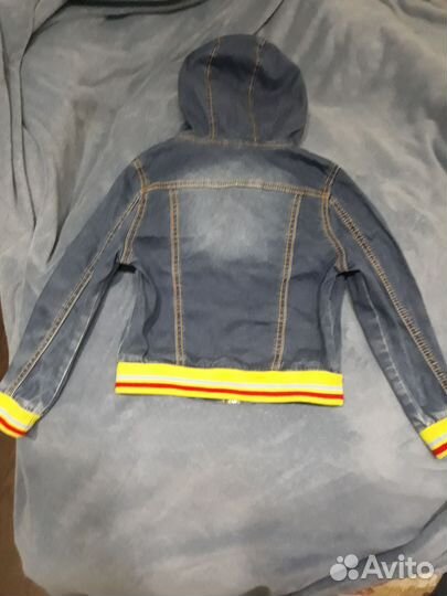 Джинсовая куртка для девочки 98