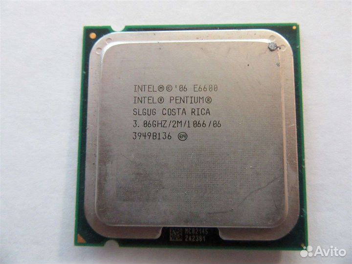 Процессор Intel pentium e6600