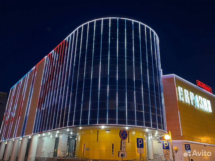 Фасадная подсветка, уличное освещение под ключ