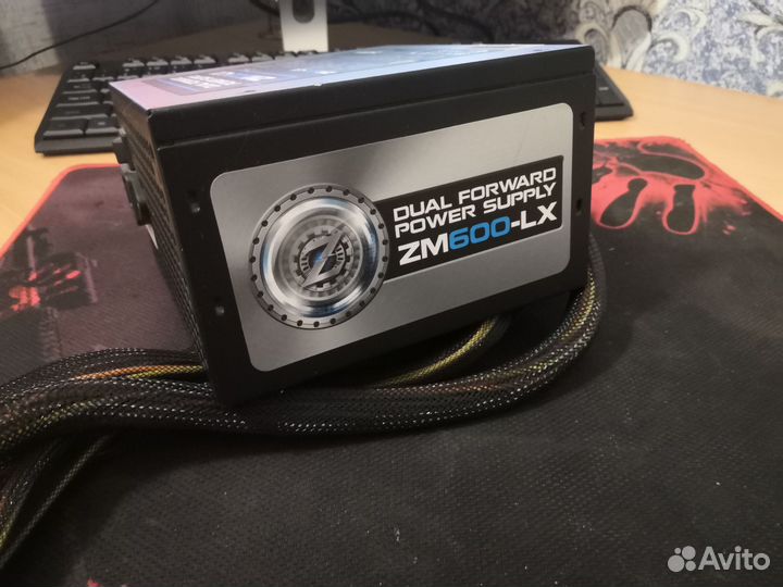 Блок питания Zalman ZM600-LX 600w,пломба,оплётка