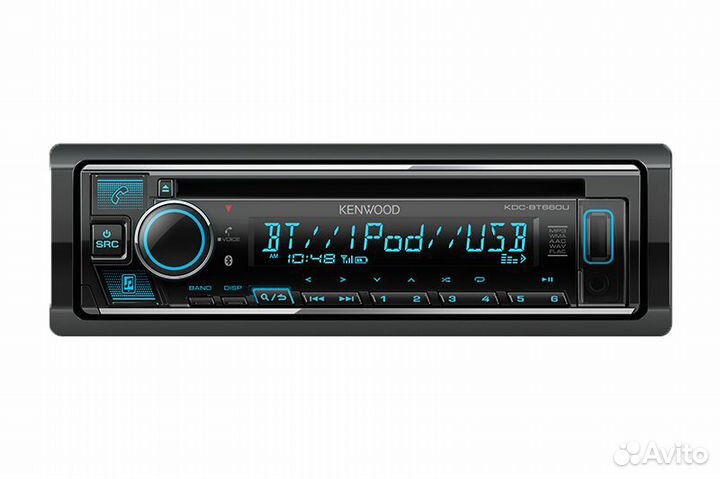 Автомагнитола Kenwood KDC-BT660U CD/USB (UAE)