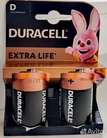 Батарейки duracell D