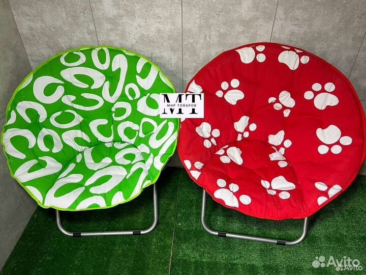 Кресло-шезлонг, круглое, повышенный, комфорт 80см