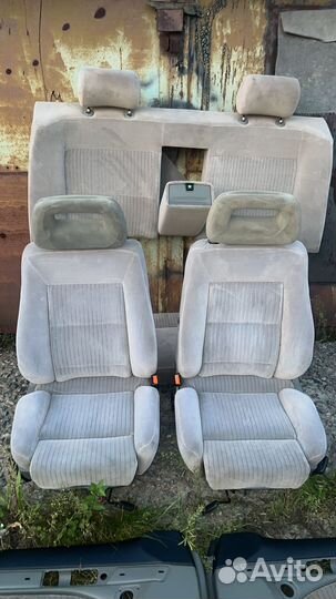 Салон Recaro серый велюр Audi 100 c4