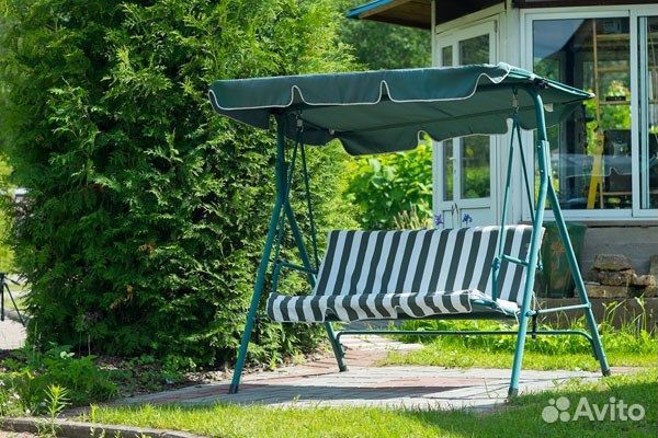 Качели Садовые Новые трехместные