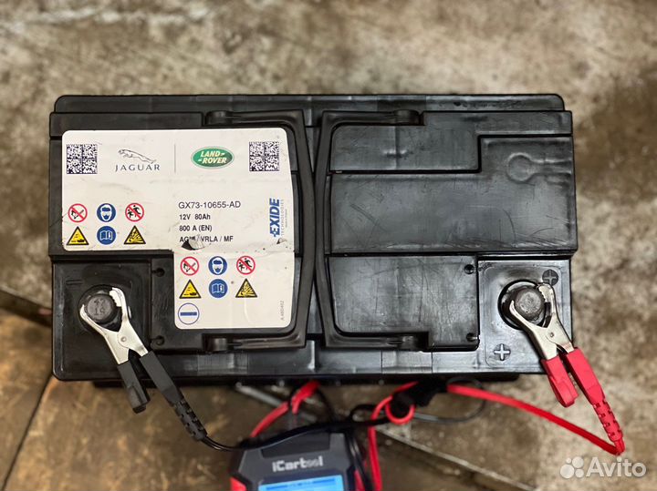 Аккумулятор AGM (12V 80Ah 800A) exide