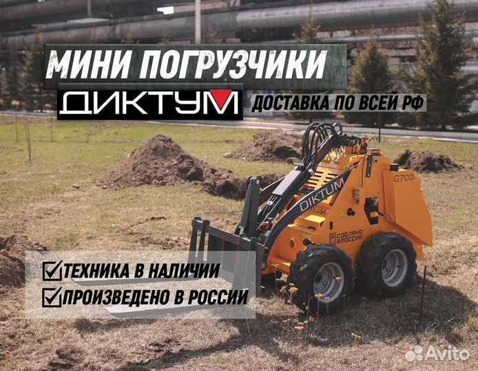 Мини-погрузчик Diktum G700, 2024