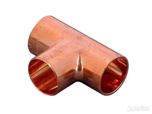 Тройник медный под пайку 1 3/8 (35)