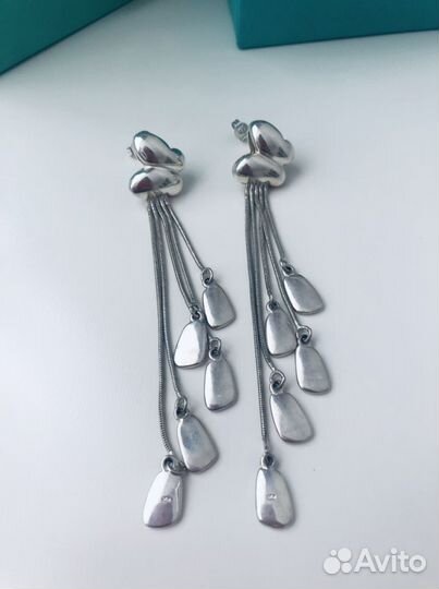 Серьги длинные Tiffany