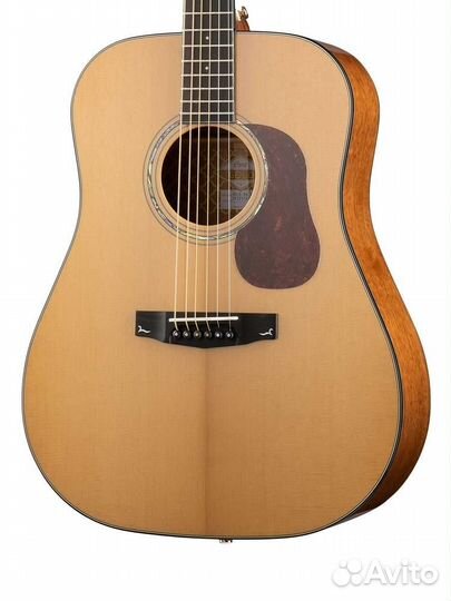 Cort gold-D6-wcase-NAT - aкустическая гитара, цвет
