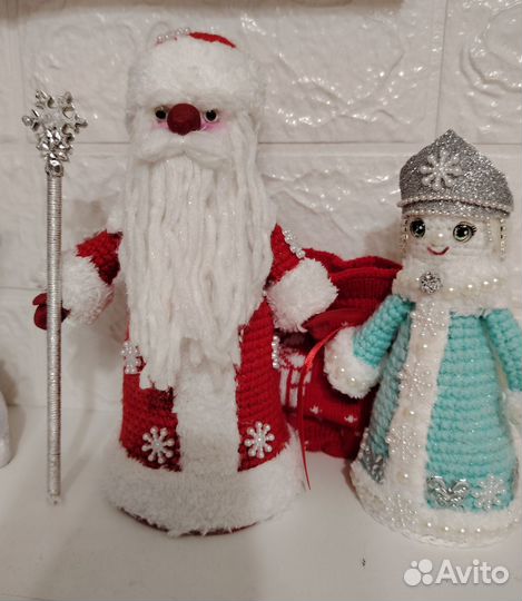 Дед мороз и снегурочка игрушки