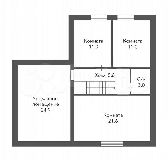 Дом 170 м² на участке 10 сот.