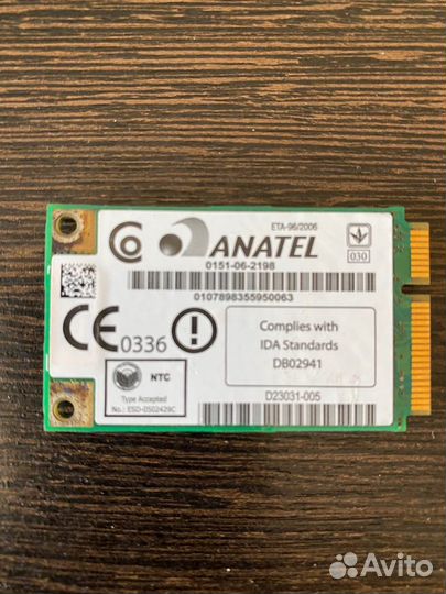 Сетевые карты для ноутбука Wi-Fi Mini PCI-E