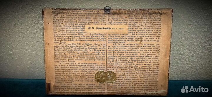 Винтажная восковая картина