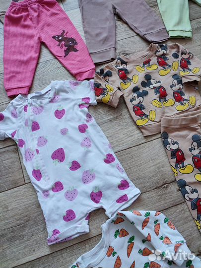 Пакет вещей для девочки 74 80