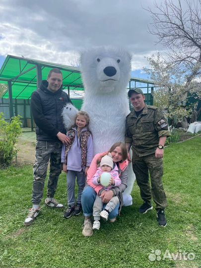 Поздравление белого мишки