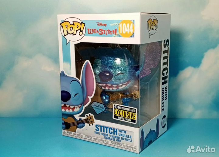 Funko Pop Stitch with ukulele №1044 (Diamond)