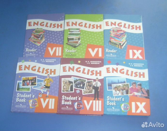 Учебник английский язык 6, 7, 8, 9 класс