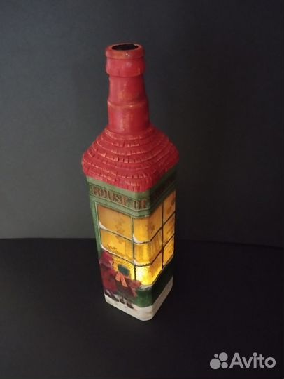 Новогодний домик-светильник