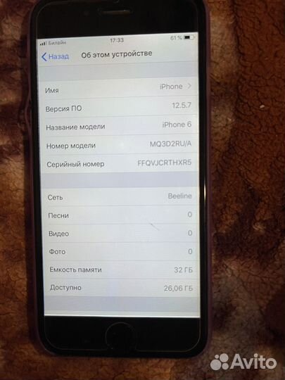 iPhone 6, 32 ГБ