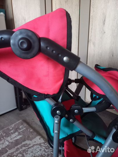 Коляска кукольная для двойни