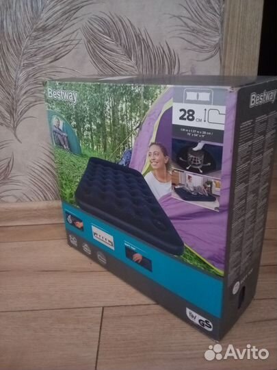 Надувной матрас с насосом