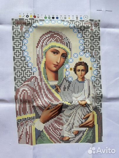 Вышивка бисером новая икона бронь