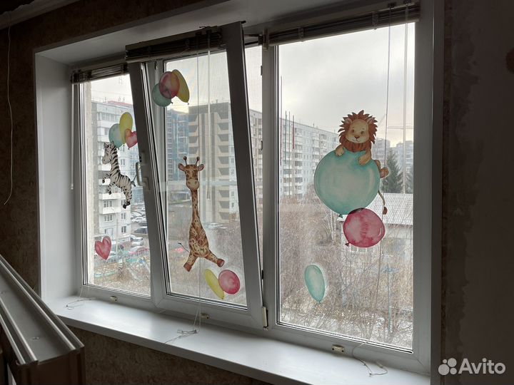 Пластиковые окна бу 3 секции