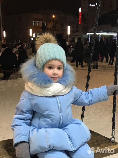 Шапка зимняя для девочки (50-52р)