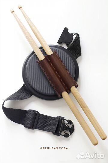 Кожаный холдер/чехол для барабанных палочек