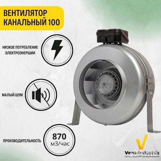 Канальный вентилятор, вентилятор