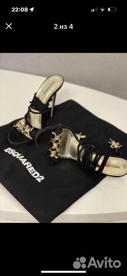 Туфли на шпильке dsquared2 38,5