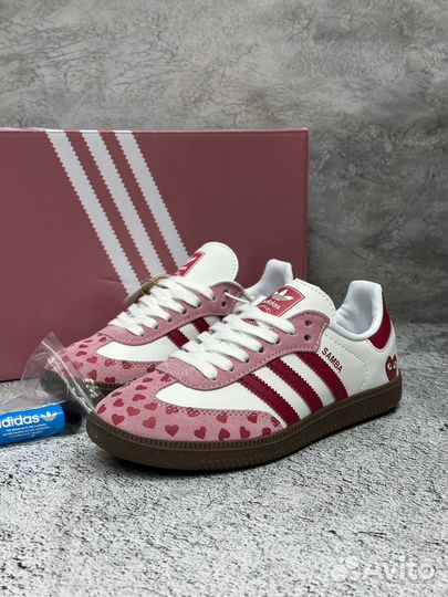 Кроссовки женские Adidas Samba Valentine