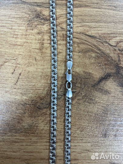 Серебряная цепь мужская