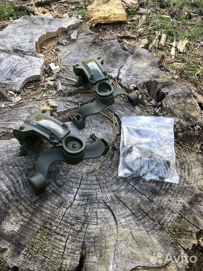 Адаптеры крепления для активных наушников на шлем