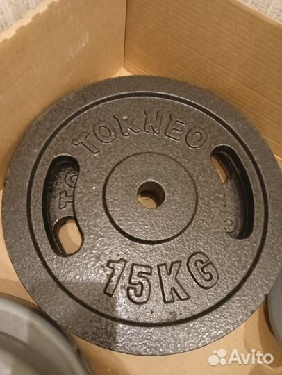 Скамья для жима со стойкой и штангой бу