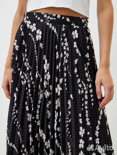 Юбка плисе, тонкая Cotton