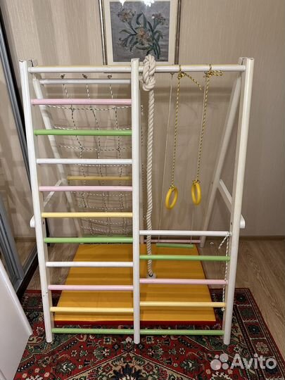 Игровой комплекс с приставной горкой/лесенкой